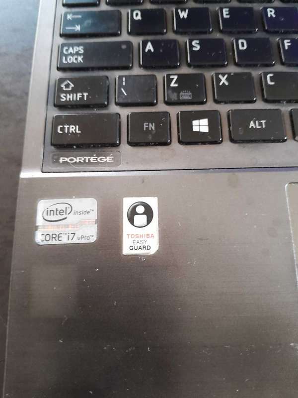 Toshiba laptop i7 vpro