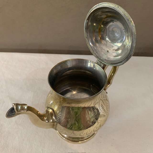 Brass Tea pot and Sugar bowl