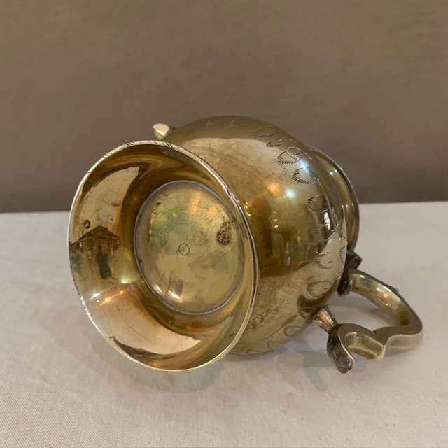 Brass Tea pot and Sugar bowl