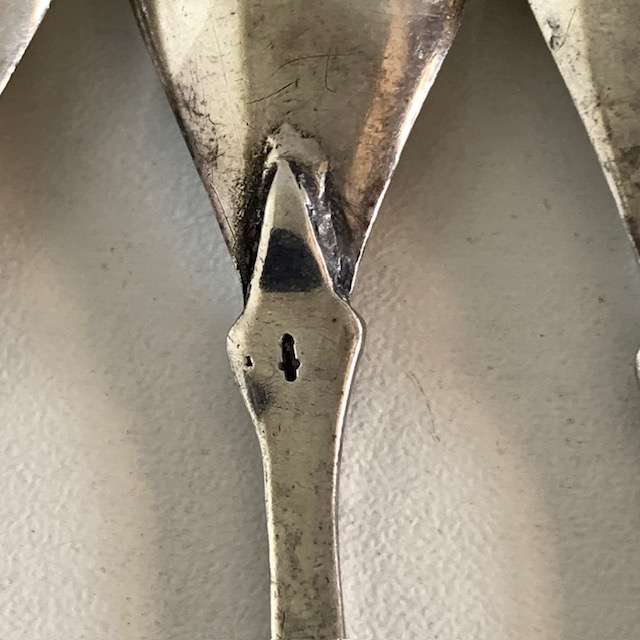 5 x Hallmarked Sterling Silver Dutch spoons