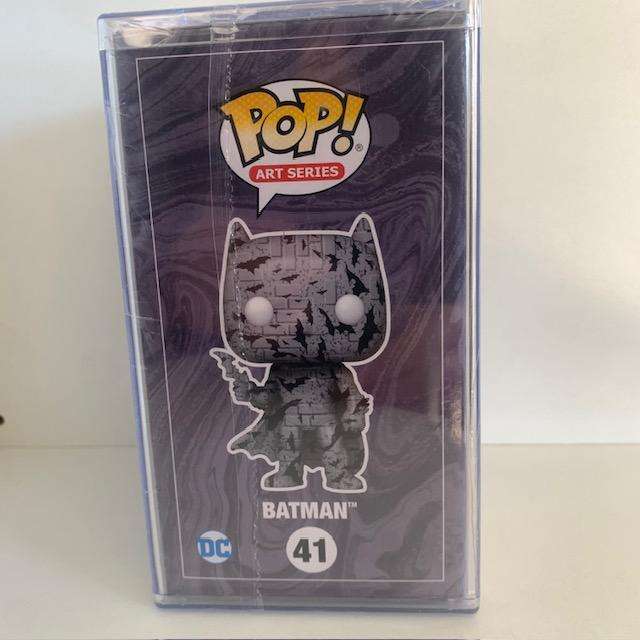 DC Batman Grey Artist series #41 Funko Pop with Hard stack protector