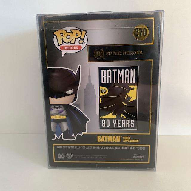 Batman First Appearance Funko pop #270, With Pop Protector