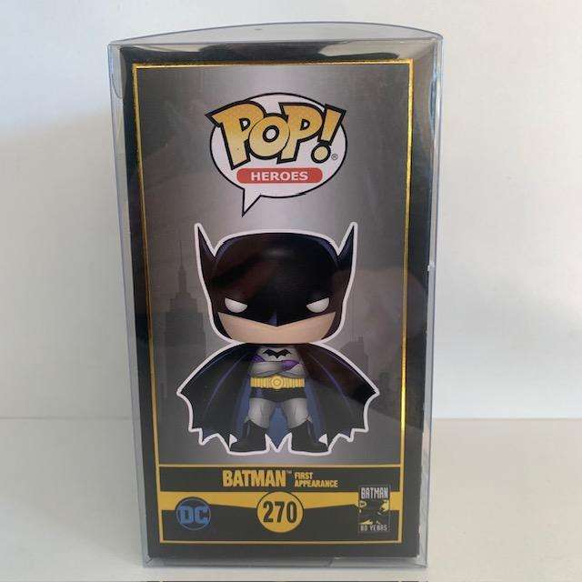 Batman First Appearance Funko pop #270, With Pop Protector