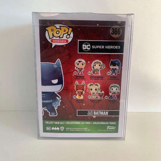 DC Super Heroes Batman Funko Pop, Silent Knight #366, With pop protector