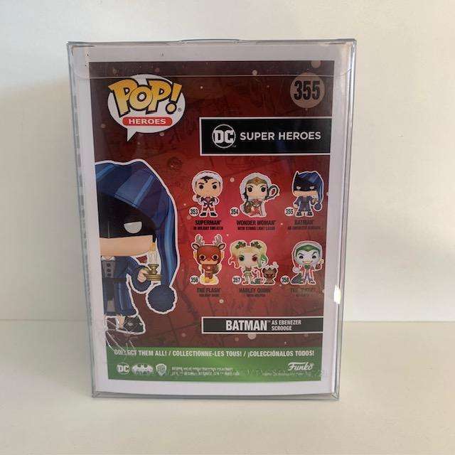DC Super Heroes Batman Funko Pop #355 Batman as Ebenezer Scrooge With pop protector