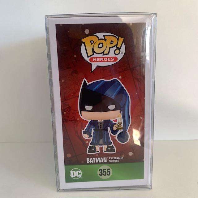 DC Super Heroes Batman Funko Pop #355 Batman as Ebenezer Scrooge With pop protector