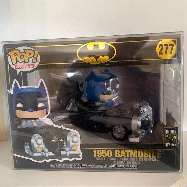 1950 Batmobile Pop rides, Funko Pop #277, With Pop Protector