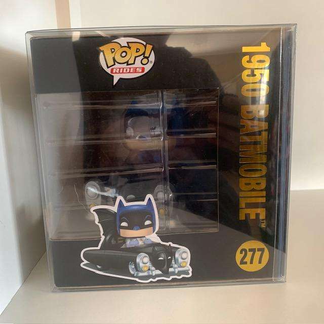 1950 Batmobile Pop rides, Funko Pop #277, With Pop Protector