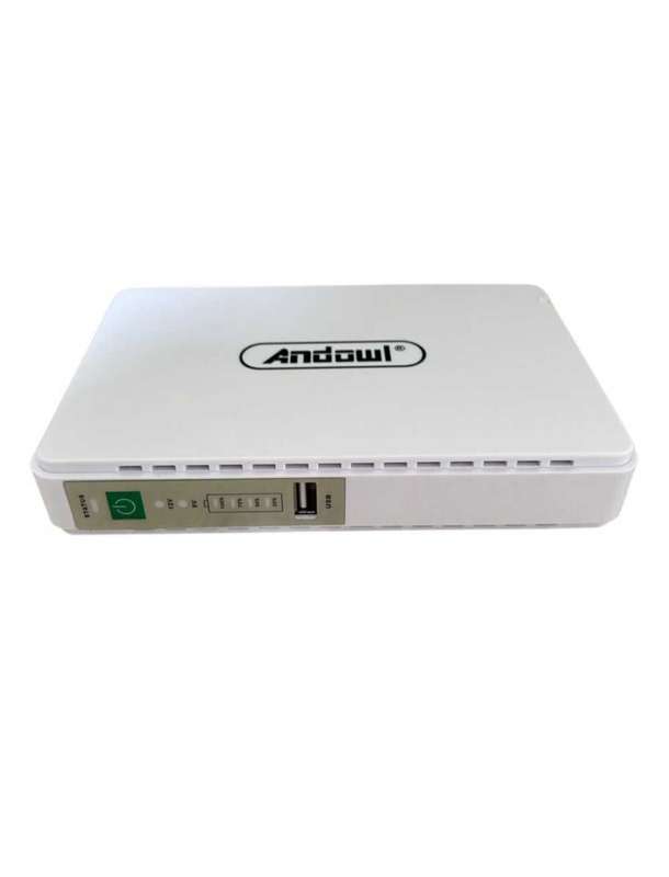Andowl-Mini DC UPS for WiFi or CCTV with Multi-Output Q-UP800