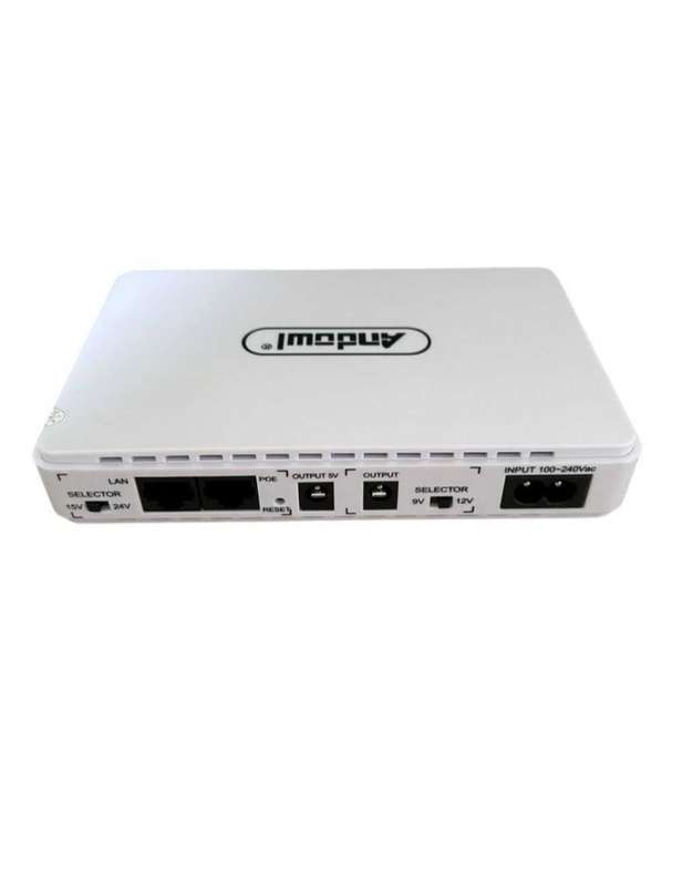 Andowl-Mini DC UPS for WiFi or CCTV with Multi-Output Q-UP800
