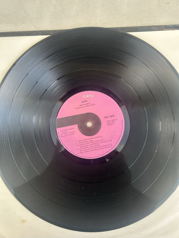 DEEP PURPLE - BURN LP VINYL