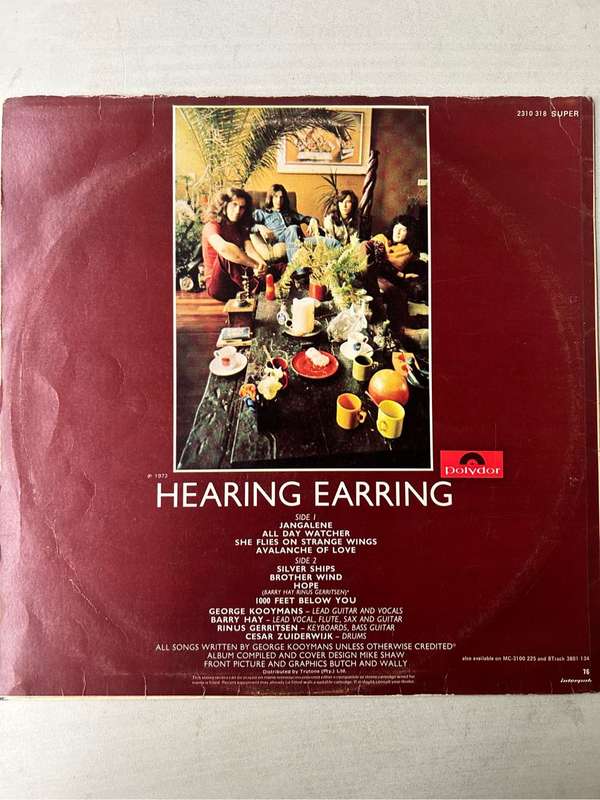 GOLDEN EARRING - HEARING EARRING LP VINYL