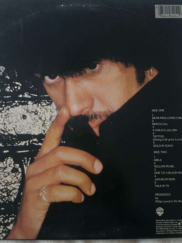 PHILIP LYNOTT - SOLO IN SOHO LP VINYL
