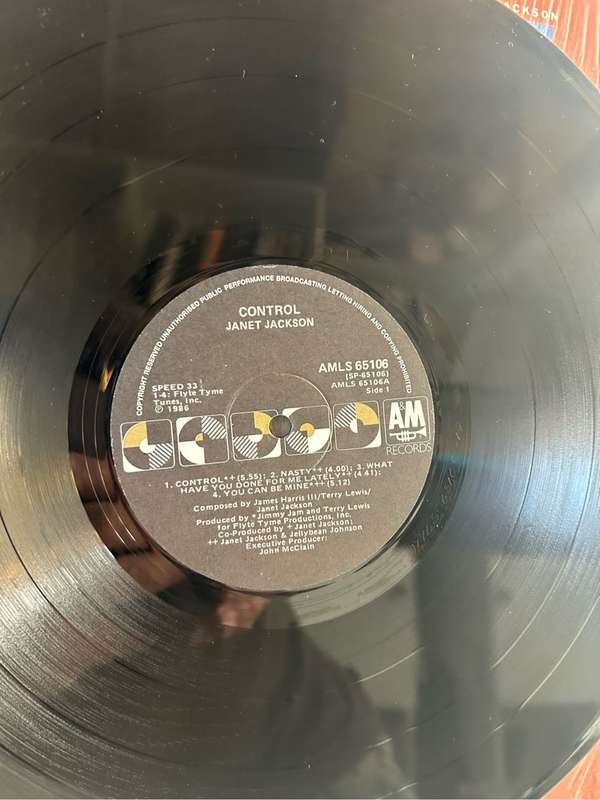 JANET JACKSON - CONTROL LP VINYL