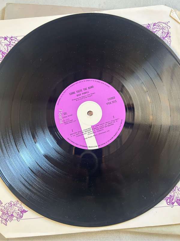 DEEP PURPLE - COME TASTE THE BAND LP VINYL
