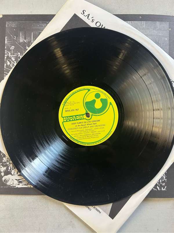 DEEP PURPLE IN LIVE CONCERT ATHE THE ROYAL ALBERT HALL LP VINYL