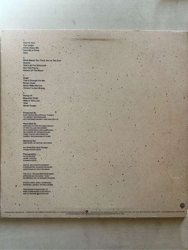 FLEETWOOD MAC - TUSK 2LP VINYL