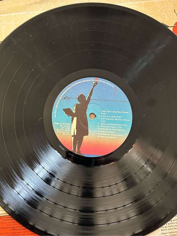 SUPERTRAMP - BREAKFAST IN AMERICA LP VINYL