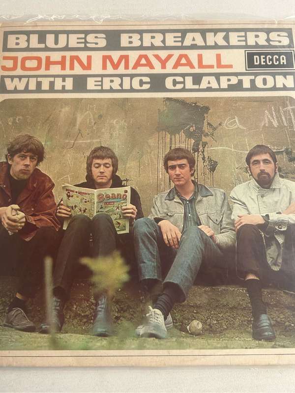JOHN MAYALL WITH ERIC CLAPTON - BLUES BREAKERS LP VINYL