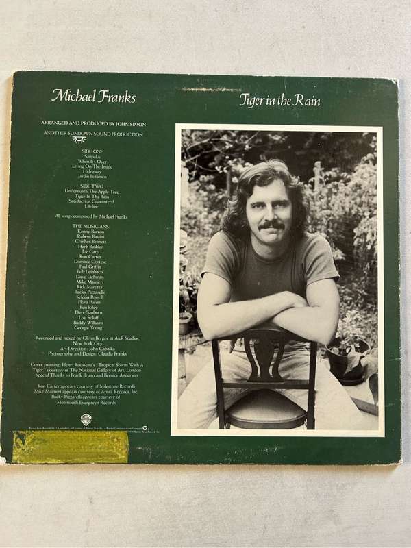 MICHAEL FRANKS - TIGER IN THE RAIN LP VINYL