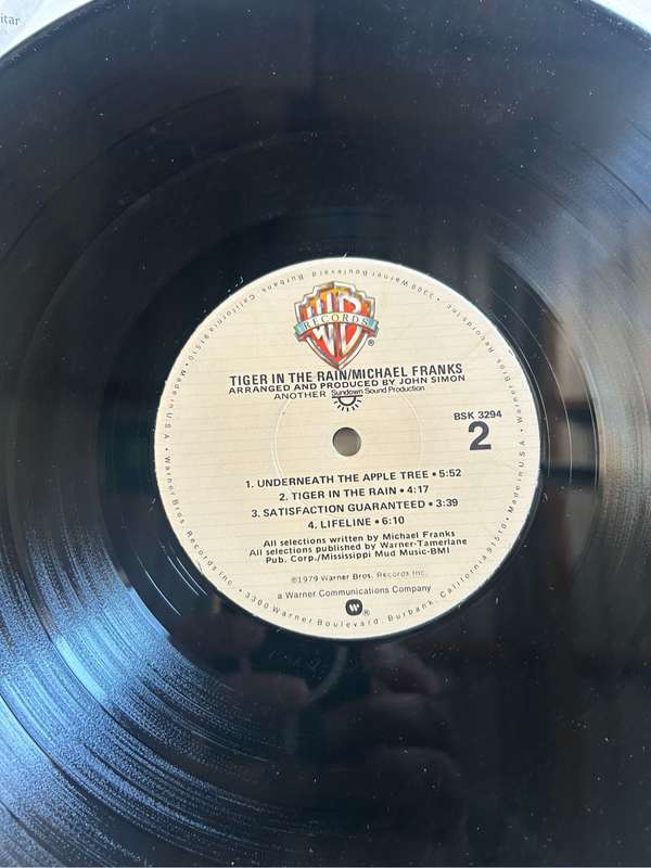 MICHAEL FRANKS - TIGER IN THE RAIN LP VINYL