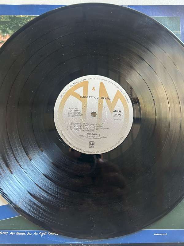 THE POLICE - RAGGATTA DE BLANC LP VINYL