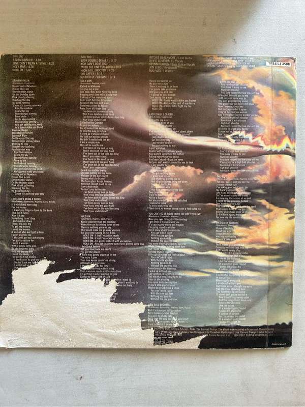 DEEP PURPLE  - STORMBRINGER LP VINYL