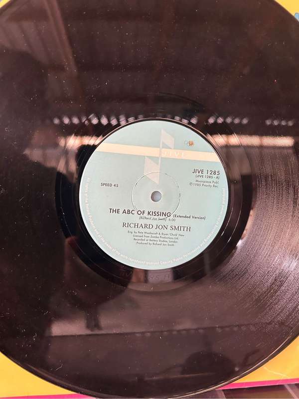 RICHARD JON SMITH - THE ABC OF KISSING MAXI 12 LP VINYL