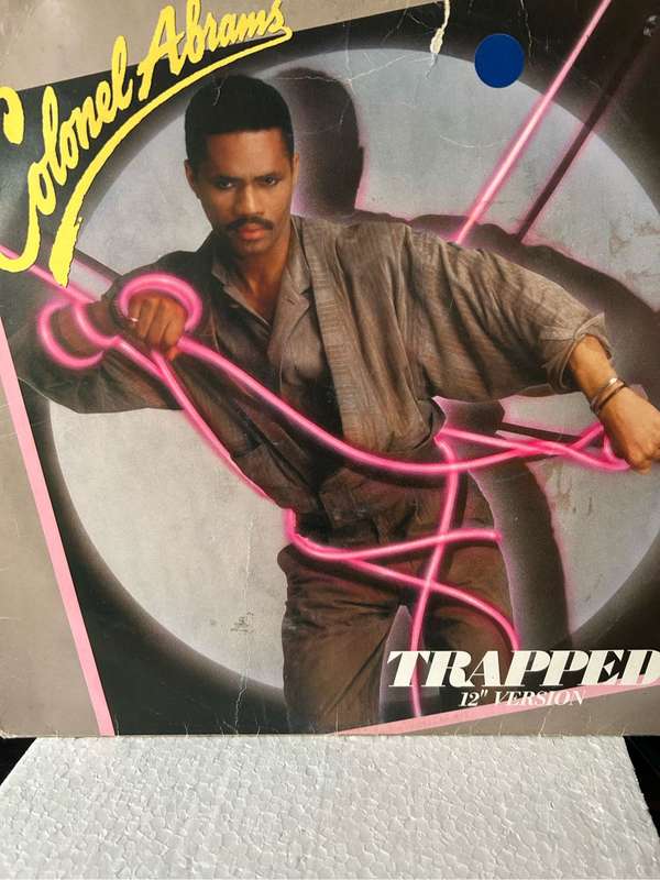 COLONEL ABRAMS - TRAPPED 12 MAXI LP VINYL