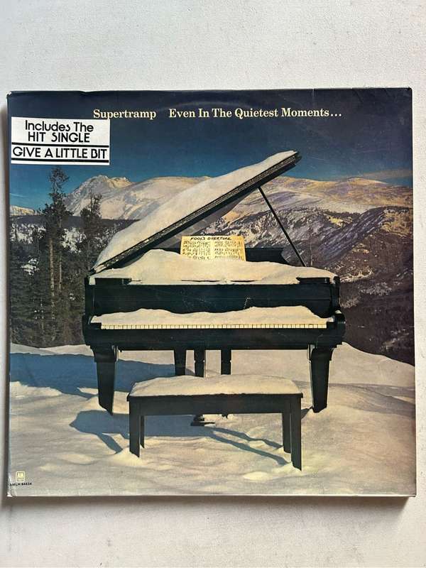 SUPERTRAMP  - EVEN IN THE QUIETEST MOMENTS LP VINYL