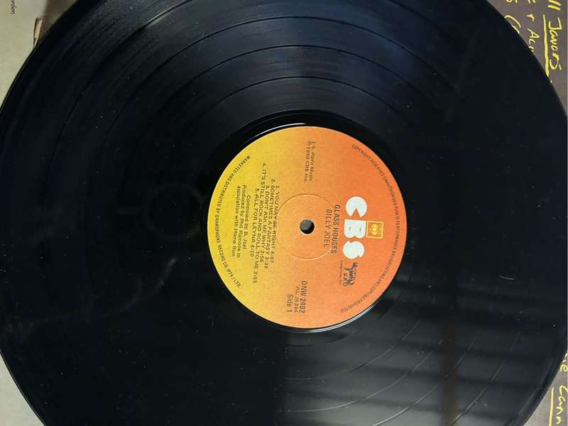 BILLY JOEL - GLASS HOUSES  LP VINYL
