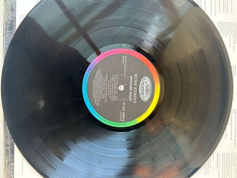 RICHARD MARX - RUSH STREET LP VINYL