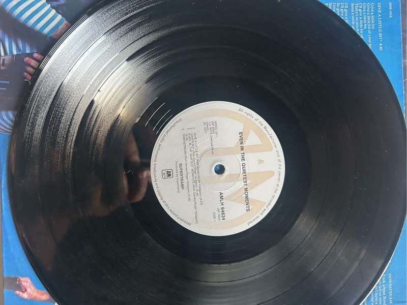 SUPERTRAMP  - EVEN IN THE QUIETEST MOMENTS LP VINYL
