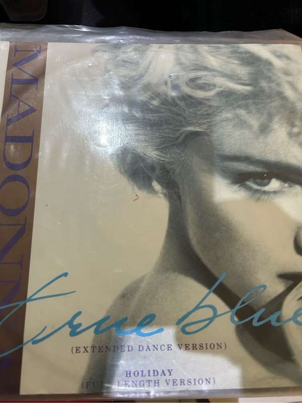 MADONNA TRUE BLUE / HOLIDAY MAXI 12 LP VINYL