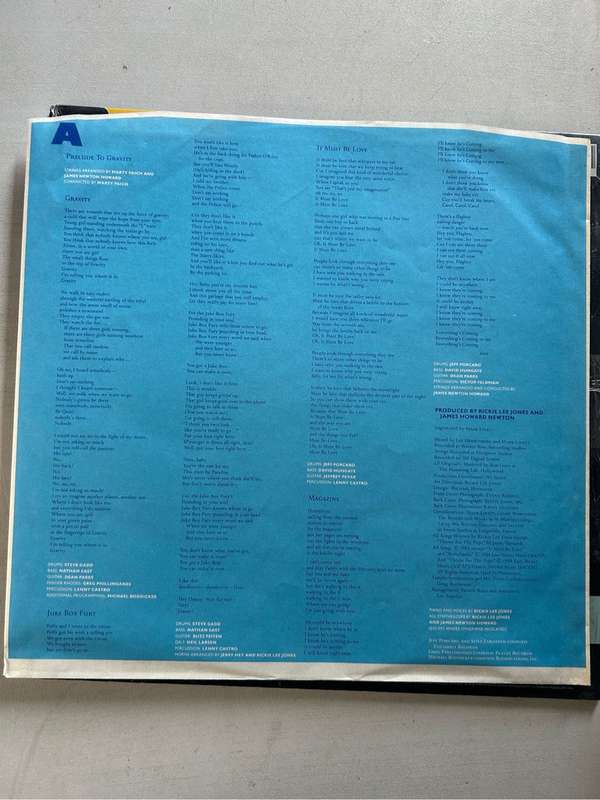 RICKIE LEE JONES  - THE MAGAZINE LP VINYL