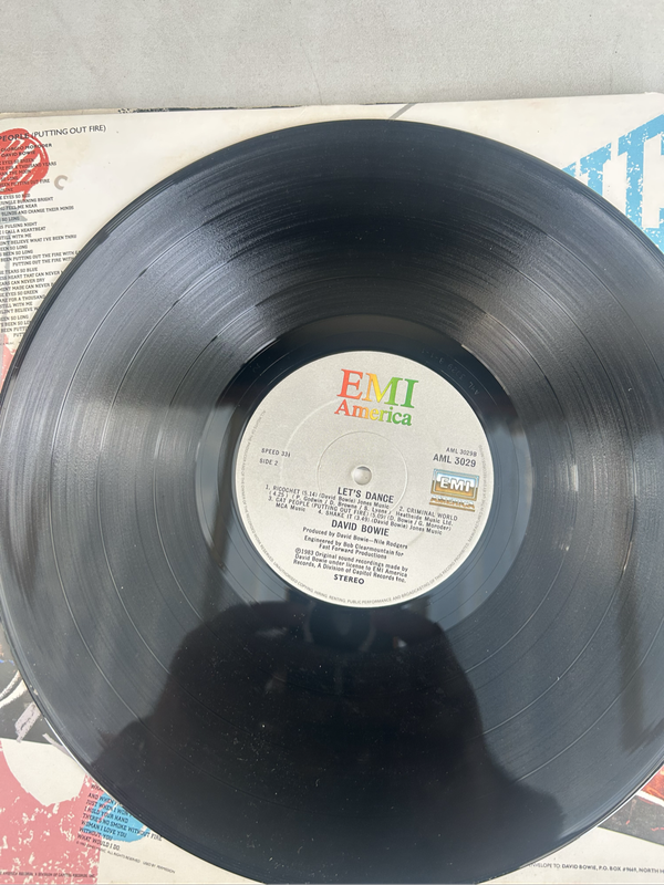 DAVID BOWIE - LETS DANCE LP VINYL