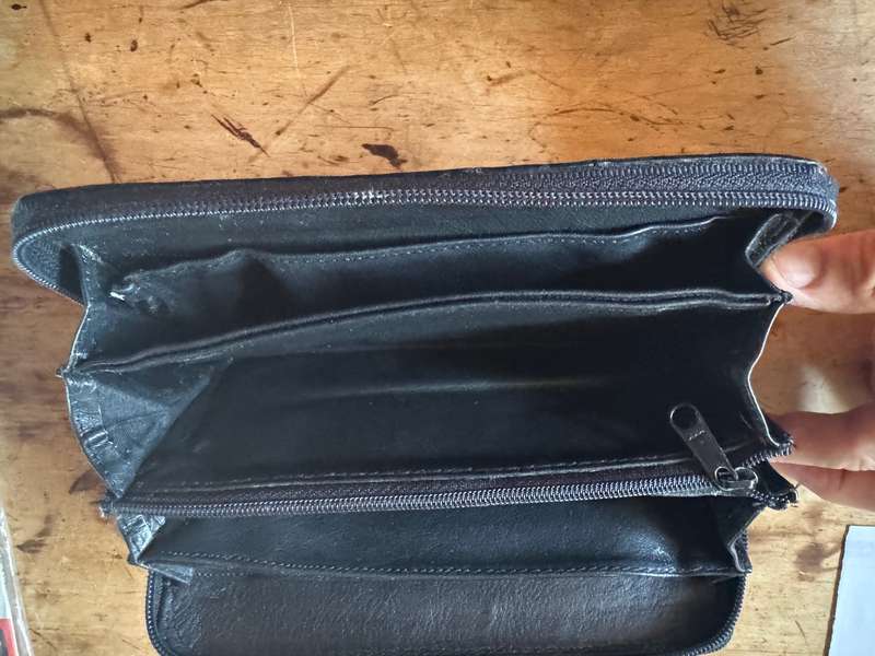 Ostrich Leather Purse