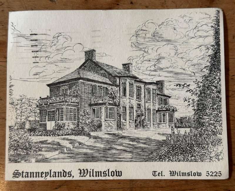 Postcard - Stanneylands Wilmslow