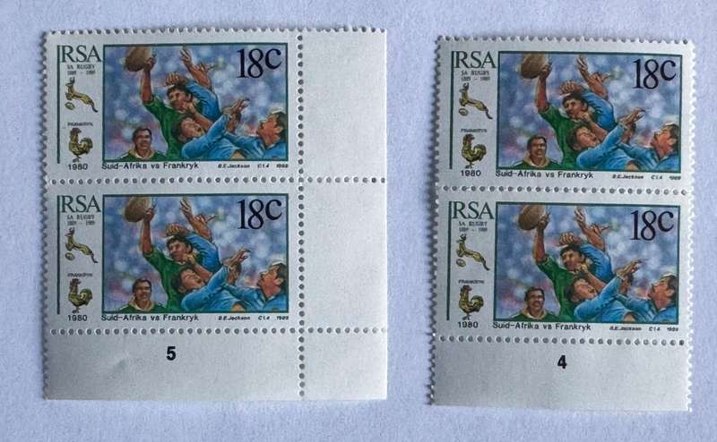 RSA RUGBY - 1980