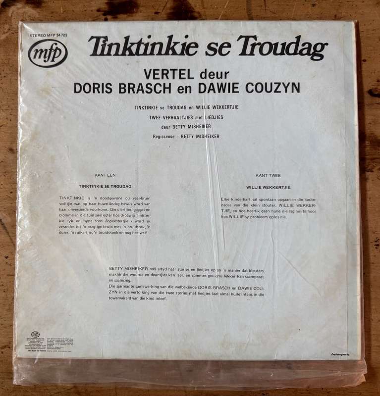 Tinktinkie se Troudag