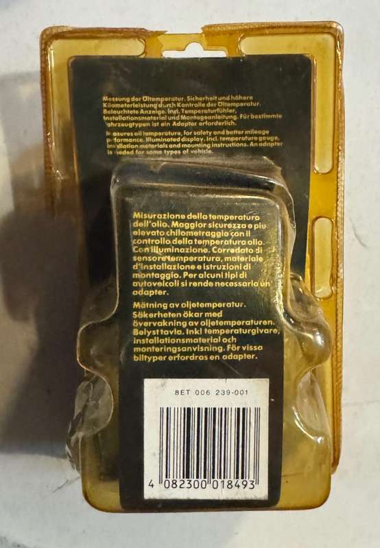Vintage Optimus Oil Temperature Gauge