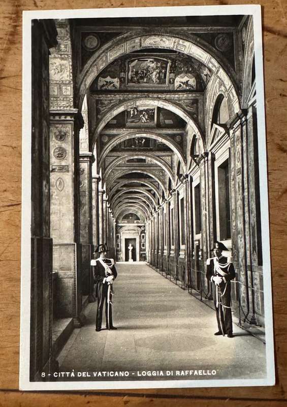 Postcard Soldiers Vatican