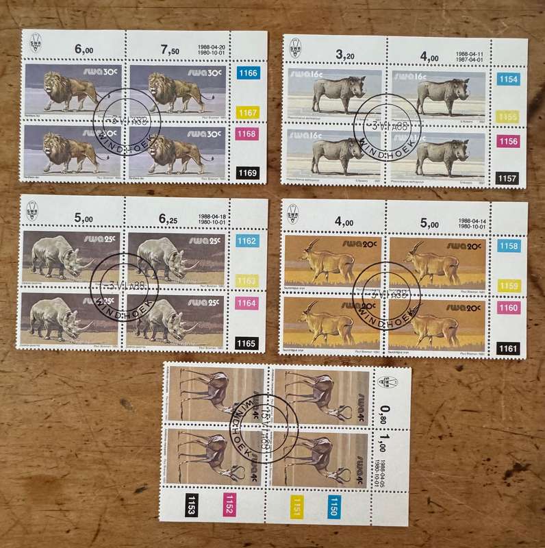 South West Africa - Control Blocks