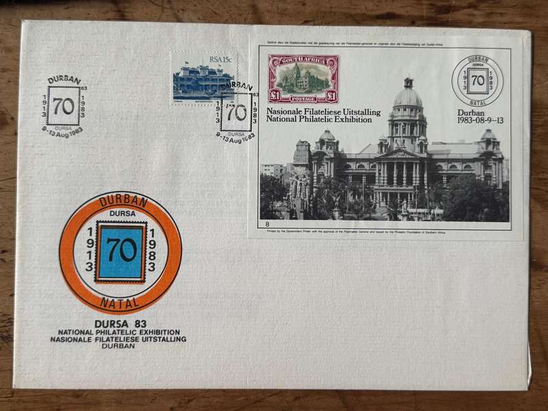 South Africa Large format FDC - ERROR
