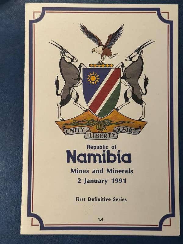 NAMIBIA MINES AND MINERALS CARD