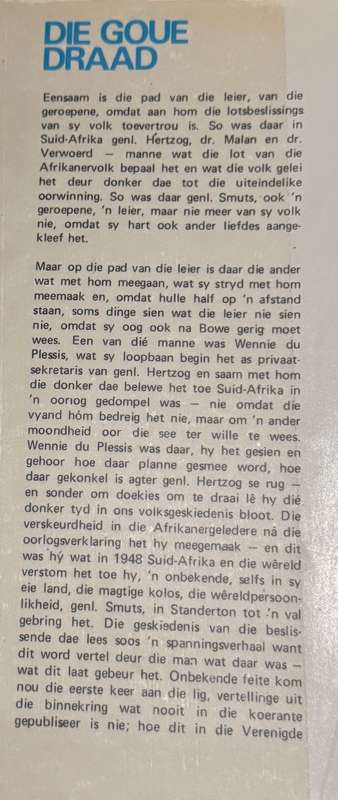 Die Goue Draad - Op die Trekpad van 'n Nasie