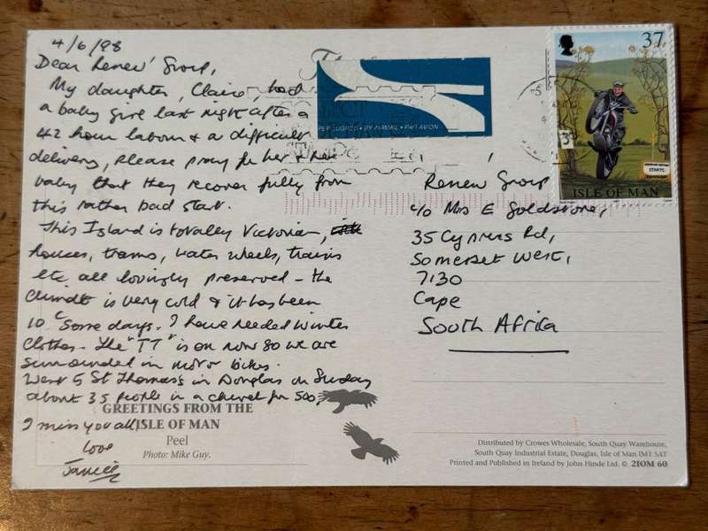 Isle of Man Postcard