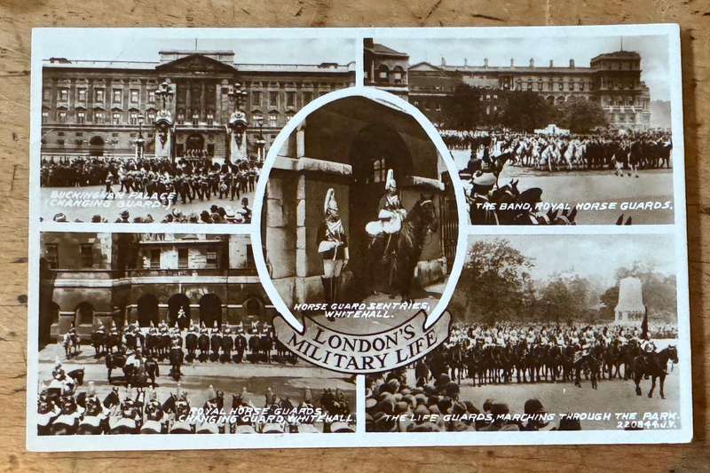 Postcard London Military Life