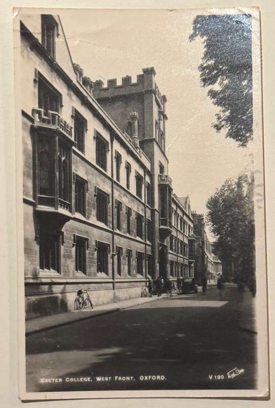Postcard - Exeter College, Oxford
