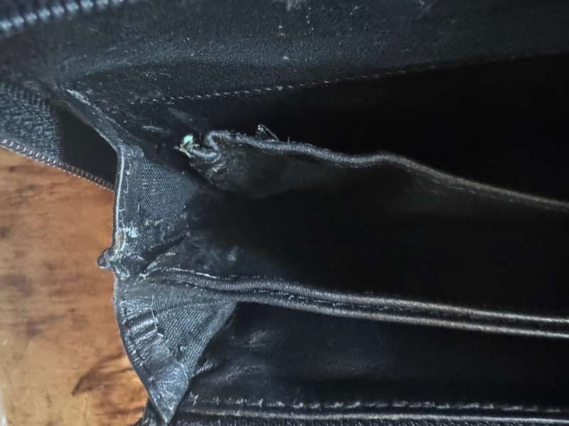 Ostrich Leather Purse